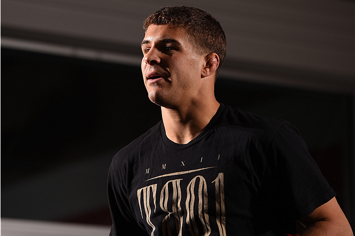 FAIRFAX, VA - APRIL 02: Al Iaquinta holds an open training session for fans and media at the UFC Gym on April 2, 2015 in Fairfax, Virginia. (Photo by Josh Hedges/Zuffa LLC/Zuffa LLC via Getty Images)