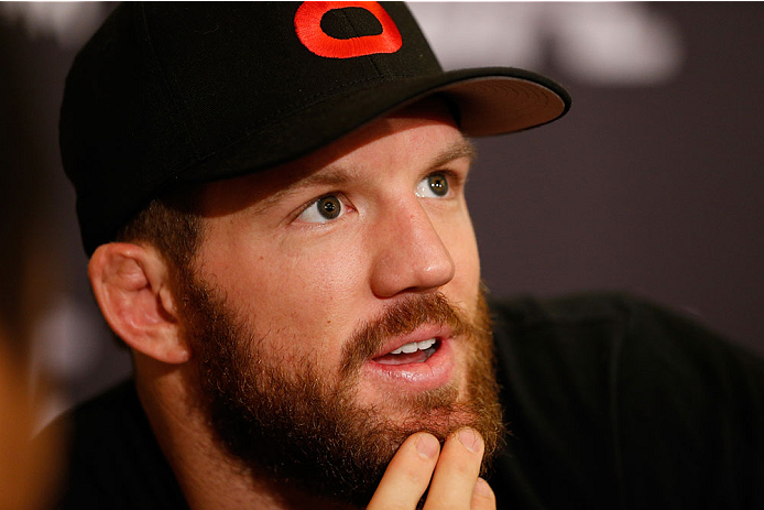 BRISBANE, AUSTRALIA - DECEMBER 05: Ryan Bader interacts with media during the UFC Ultimate Media Day at the Brisbane Marriott Hotel on December 5, 2013 in Brisbane, Australia. (Photo by Josh Hedges/Zuffa LLC/Zuffa LLC via Getty Images)