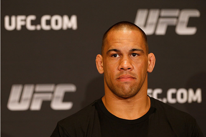 BRISBANE, AUSTRALIA - DECEMBER 05: James Te Huna interacts with media during the UFC Ultimate Media Day at the Brisbane Marriott Hotel on December 5, 2013 in Brisbane, Australia. (Photo by Josh Hedges/Zuffa LLC/Zuffa LLC via Getty Images)