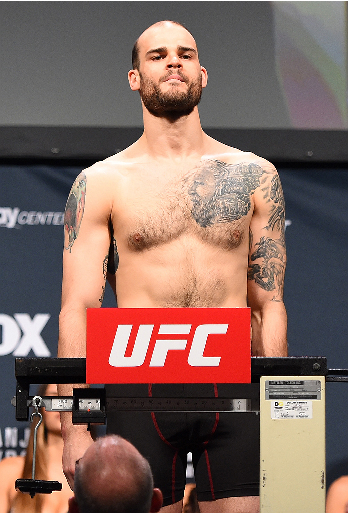 ORLANDO, FL - DECEMBER 18: Tamdan McCrory weighs in during the UFC weigh-in at the Orange County Convention Center on December 18, 2015 in Orlando, Florida. (Photo by Josh Hedges/Zuffa LLC/Zuffa LLC via Getty Images)