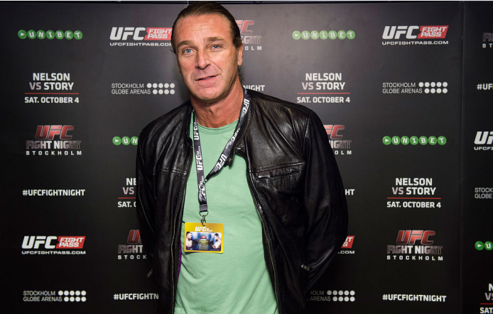 STOCKHOLM, SWEDEN - OCTOBER 4: Swedish former high jumper Patrik Sjoberg at the UFC Fight Night at the Globe Arena on October 4, 2014 in Stockholm, Sweden. (Photo by Joel Marklund/Zuffa LLC via Getty Images)