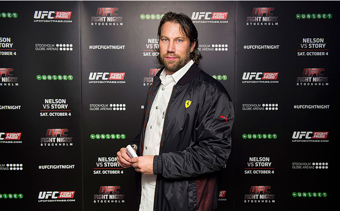 STOCKHOLM, SWEDEN - OCTOBER 4: Swedish former ice hockey player Peter Forsberg at the UFC Fight Night at the Globe Arena on October 4, 2014 in Stockholm, Sweden. (Photo by Joel Marklund/Zuffa LLC via Getty Images)