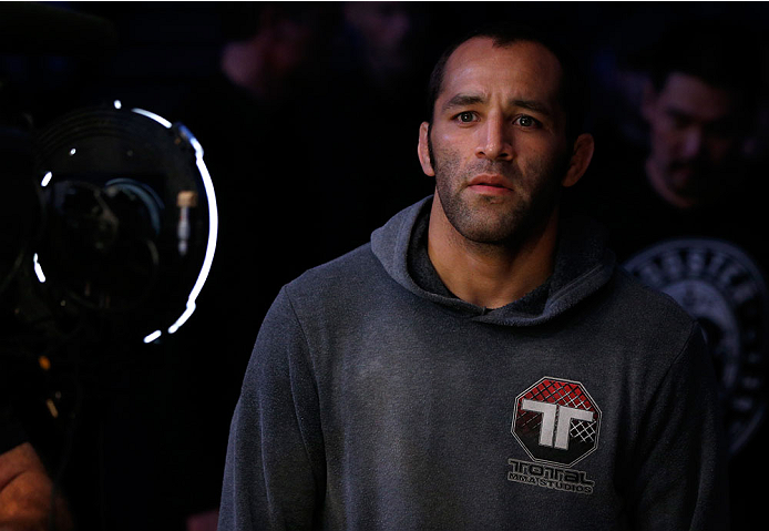 STOCKHOLM, SWEDEN - OCTOBER 04: Ernest Chavez enters the arena before his featherweight bout against Zubaira Tukhugov of Russia at the Ericsson Globe Arena on October 4, 2014 in Stockholm, Sweden. (Photo by Josh Hedges/Zuffa LLC/Zuffa LLC)