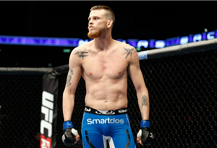 BERLIN, GERMANY - MAY 31: Niklas Backstrom enters the ring for the Niklas Backstrom vs. Tom Niinimaki at UFC Fight Night Berlin event at O2 World on May 31, 2014 in Berlin, Germany. (Photo by Boris Streubel/Zuffa LLC/Zuffa LLC via Getty Images)