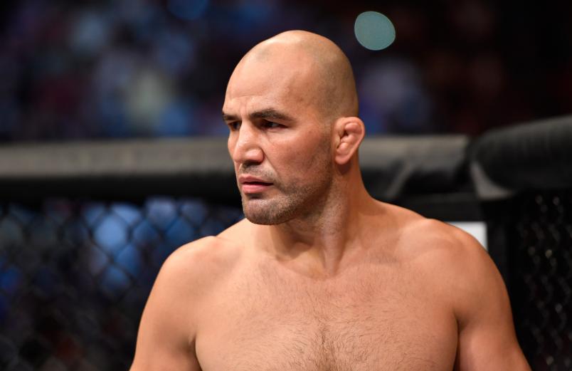 STOCKHOLM, SWEDEN - MAY 28: Glover Teixeira enters the Octagon before facing Alexander Gustafsson in their light heavyweight fight during the UFC Fight Night event at the Ericsson Globe Arena on May 28, 2017 in Stockholm, Sweden. (Photo by Jeff Bottari/Zuffa LLC/Zuffa LLC via Getty Images)