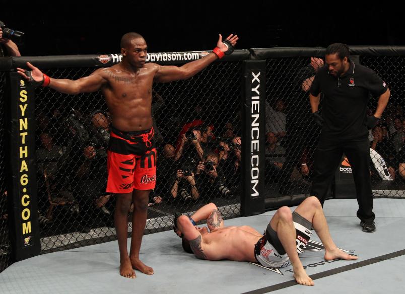 Jones vs Bader (Photo by Jed Jacobsohn/Zuffa LLC)