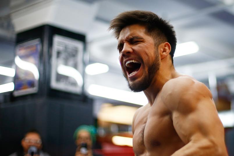 Henry Cejudo works out during the open workout at Gleason's Gym on January 16, 2019 in New York City. (Photo by Mike Stobe/Zuffa LLC)