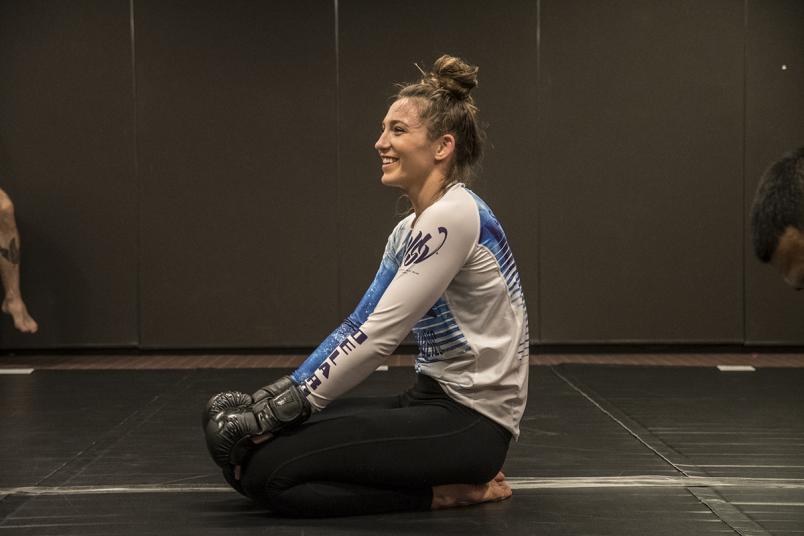 UFC flyweight Montana De La Rosa ahead of her fight at UFC 234 in Melbourne, Australia. (Juan Cardenas/UFC)