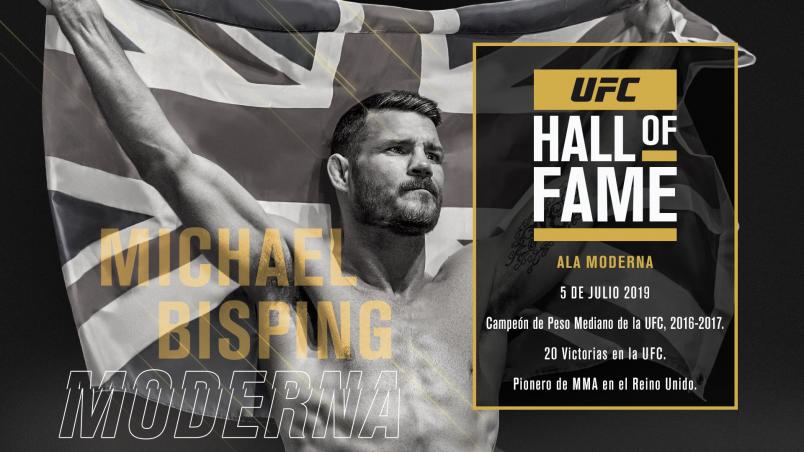 Michael Bisping hall of fame announcement Espanol