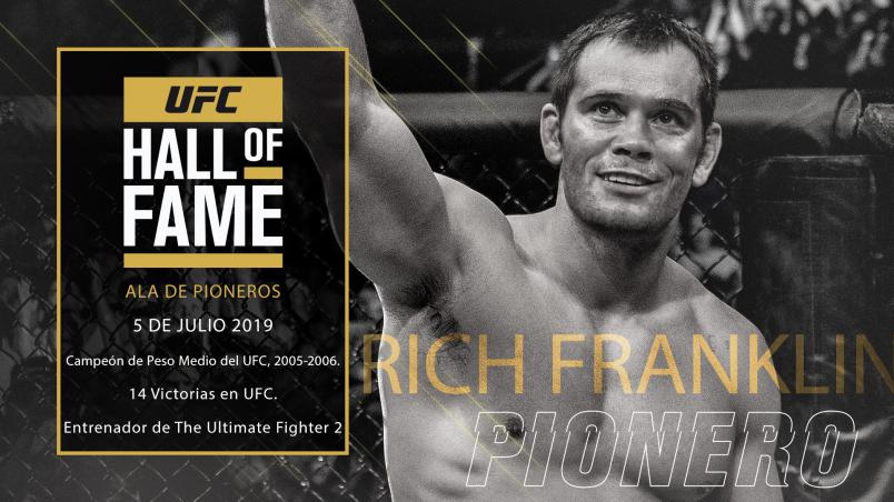 Rich Franklin hall of fame SPANISH