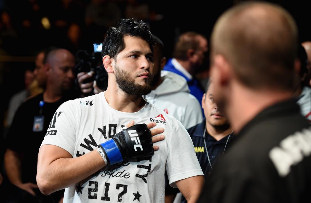 Jorge Masvidal before his UFC 217 fight with Stephen Thompson.